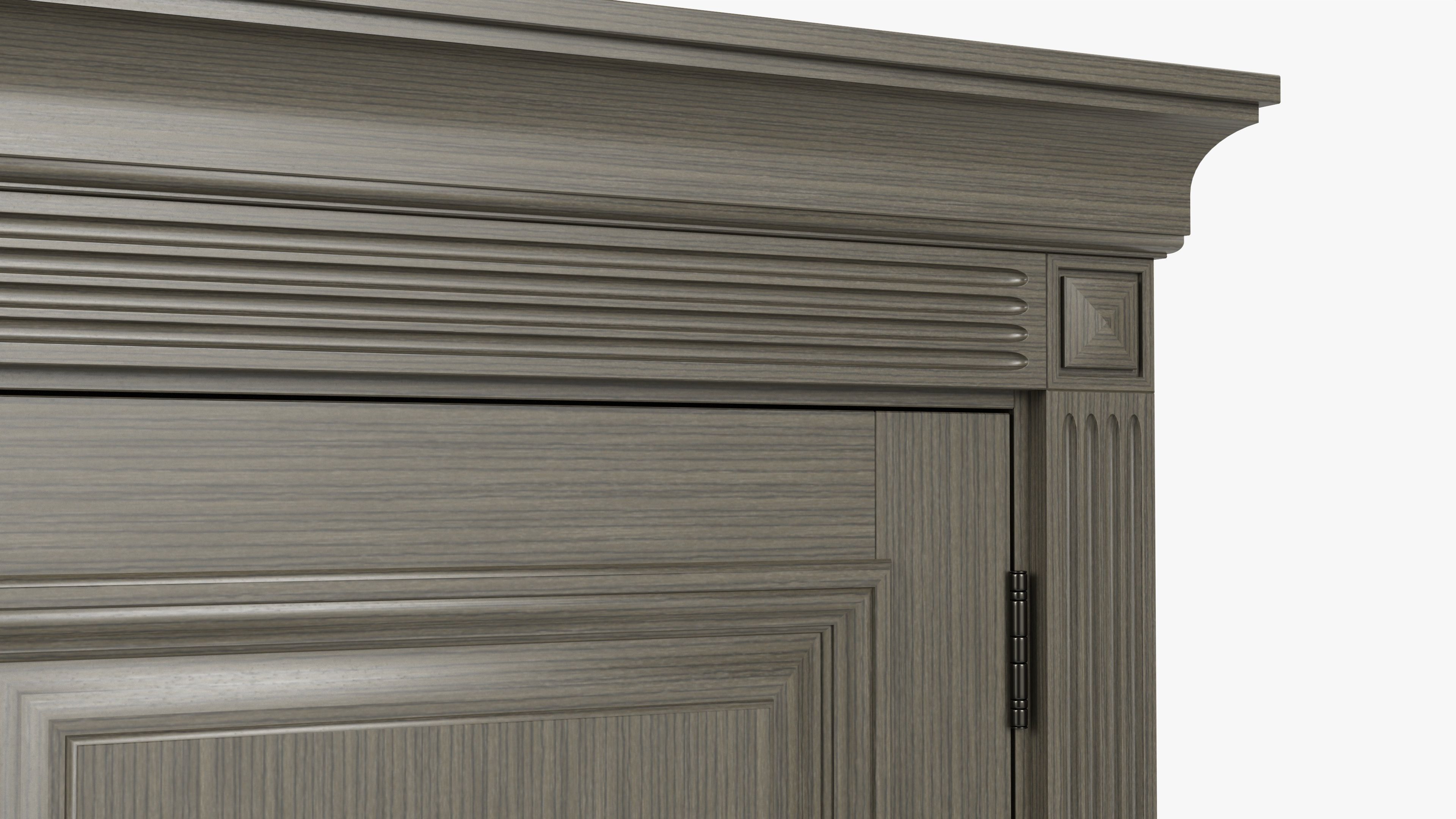 Door classic 04 3D model_4
