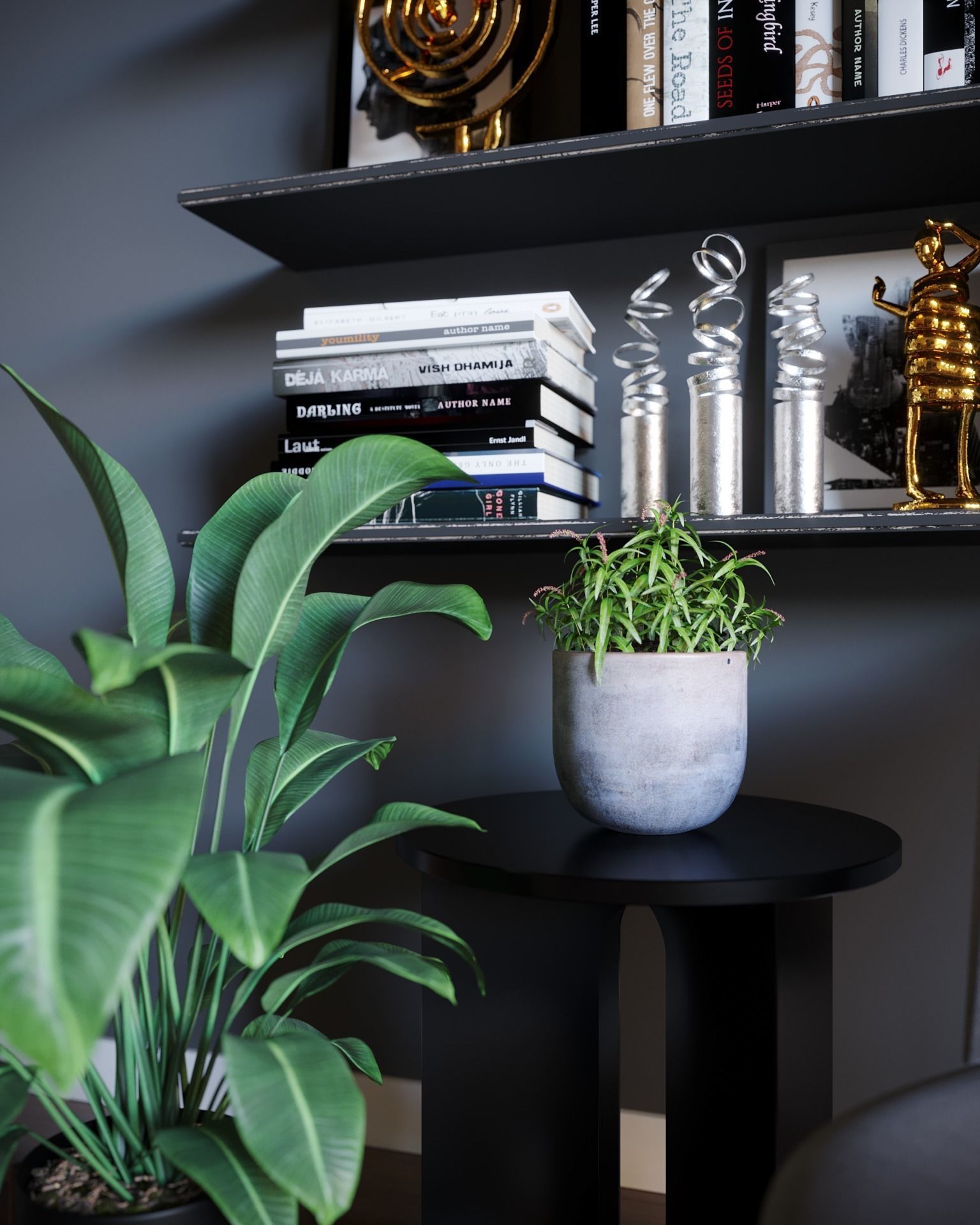 Pinterest scene 01 - Reading Place 3D model_4