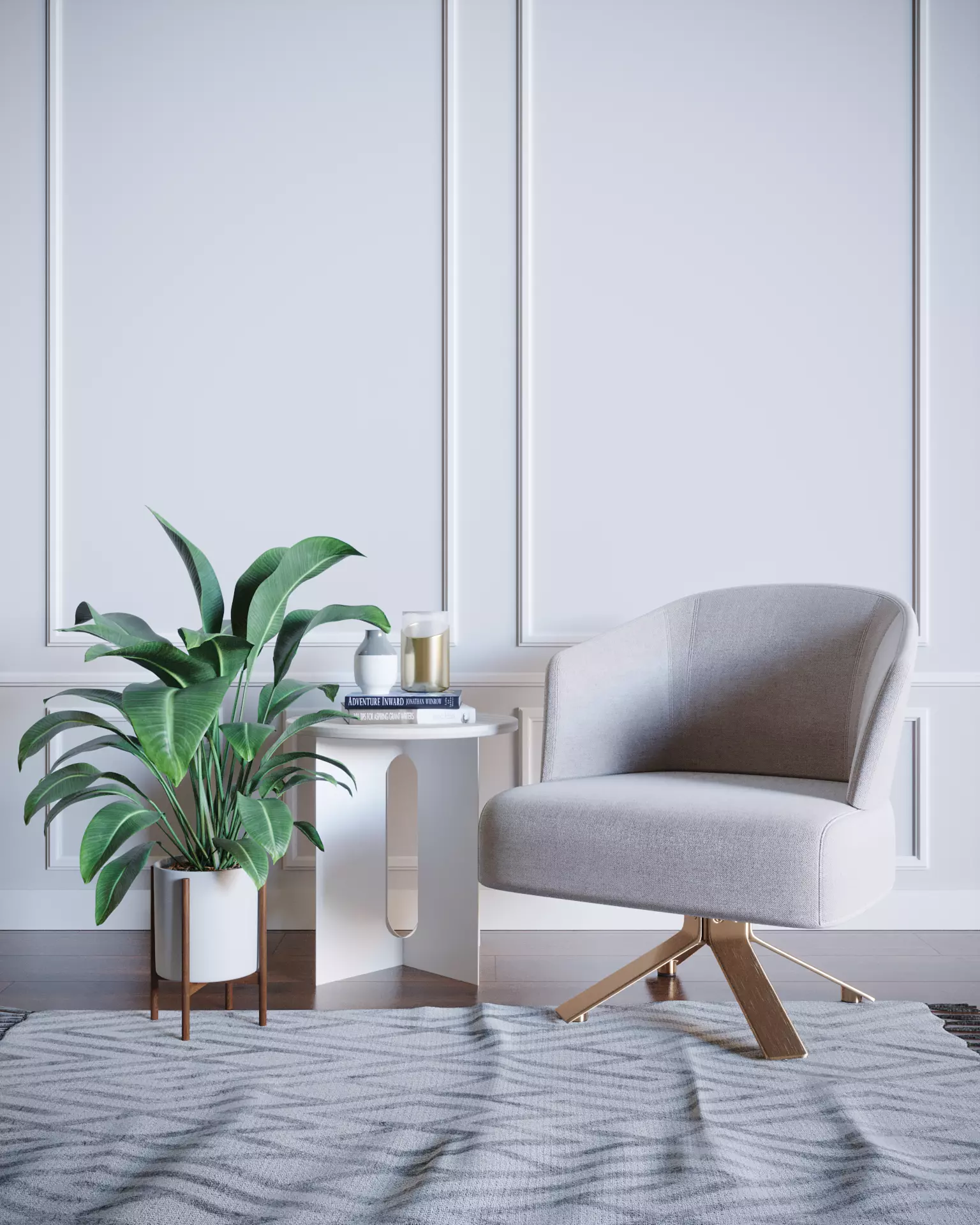 Pinterest scene 01 - Reading Place 3D model_0