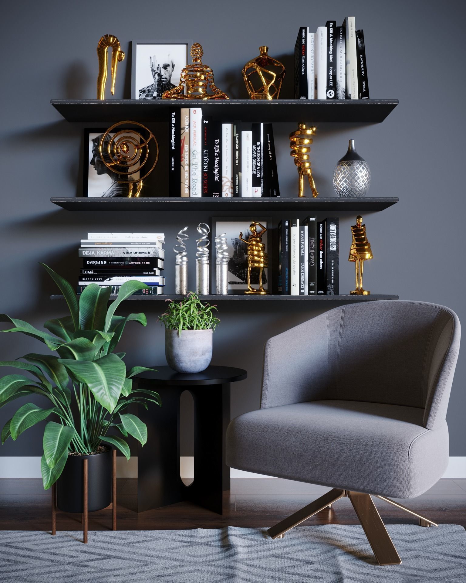 Pinterest scene 01 - Reading Place 3D model_3