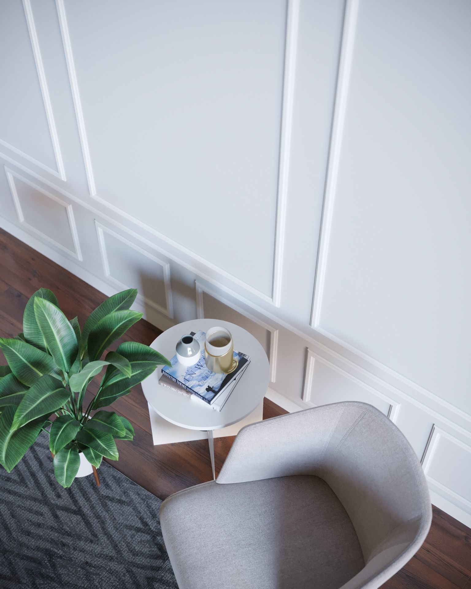 Pinterest scene 01 - Reading Place 3D model_2