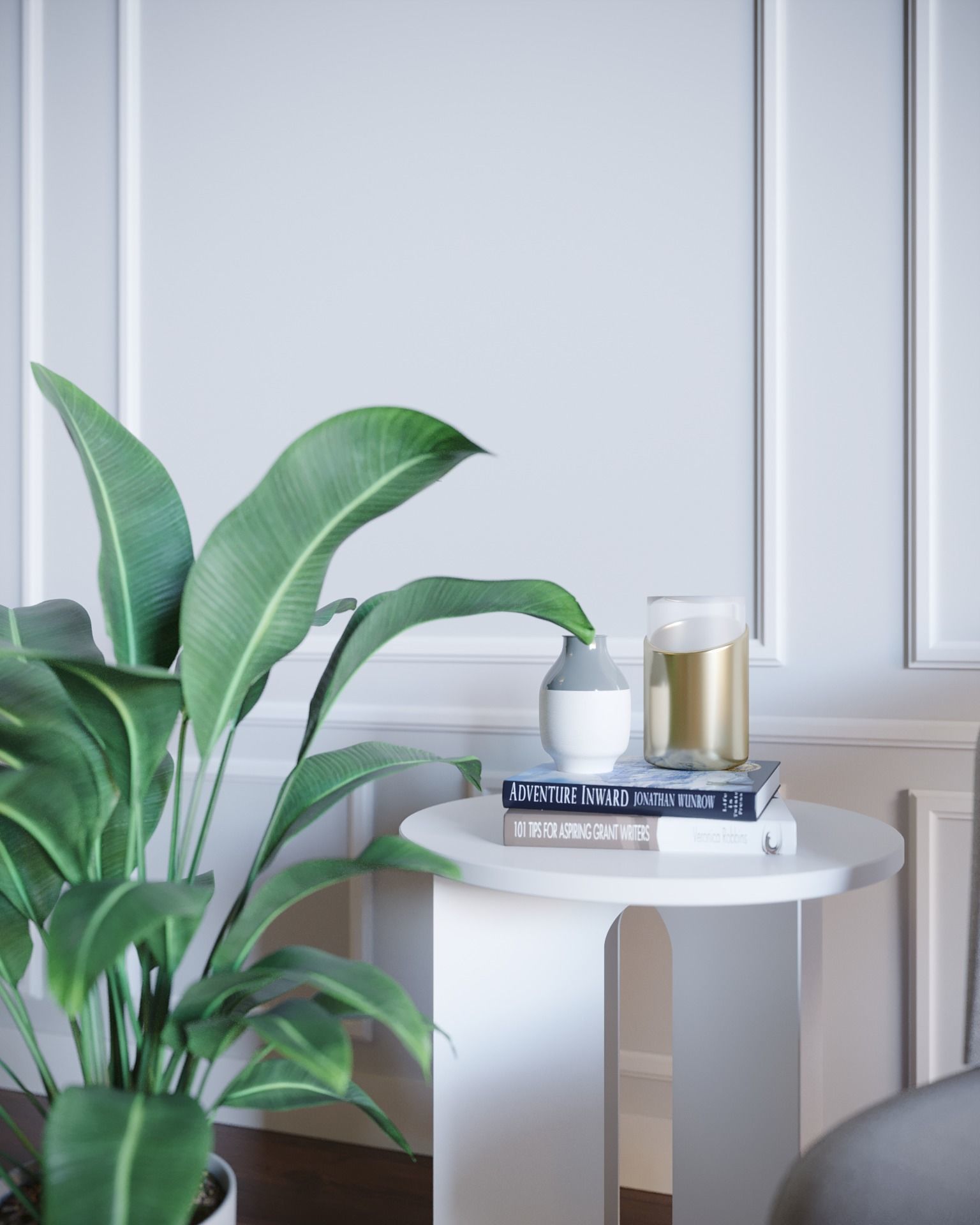 Pinterest scene 01 - Reading Place 3D model_1