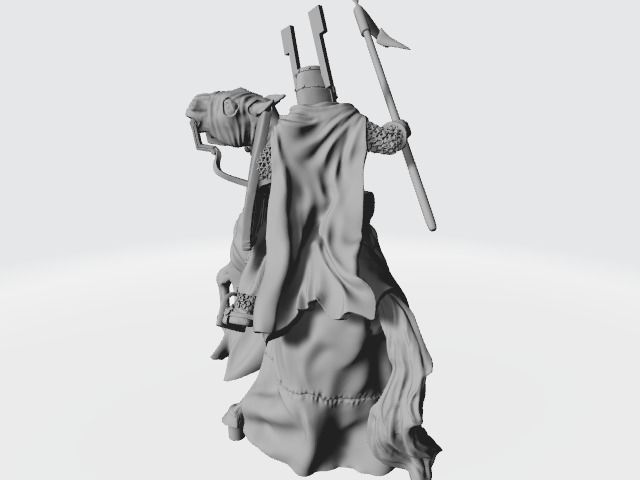 Teutonic Knight at Lake Peipus 3D print model_12