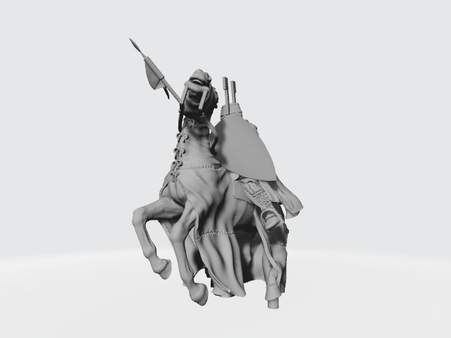 Teutonic Knight at Lake Peipus 3D print model_9