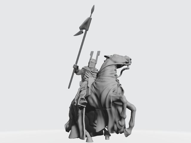 Teutonic Knight at Lake Peipus 3D print model_6