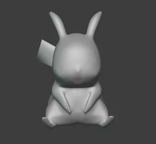 3d print pikachu bunny 3D print model_0