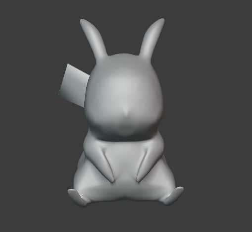 3d print pikachu bunny 3D print model