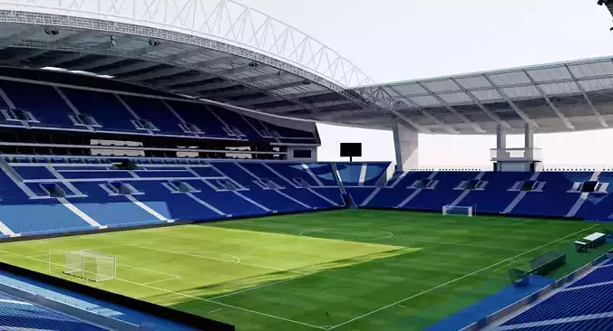 Estadio do Dragao - Porto Portugal  3D model