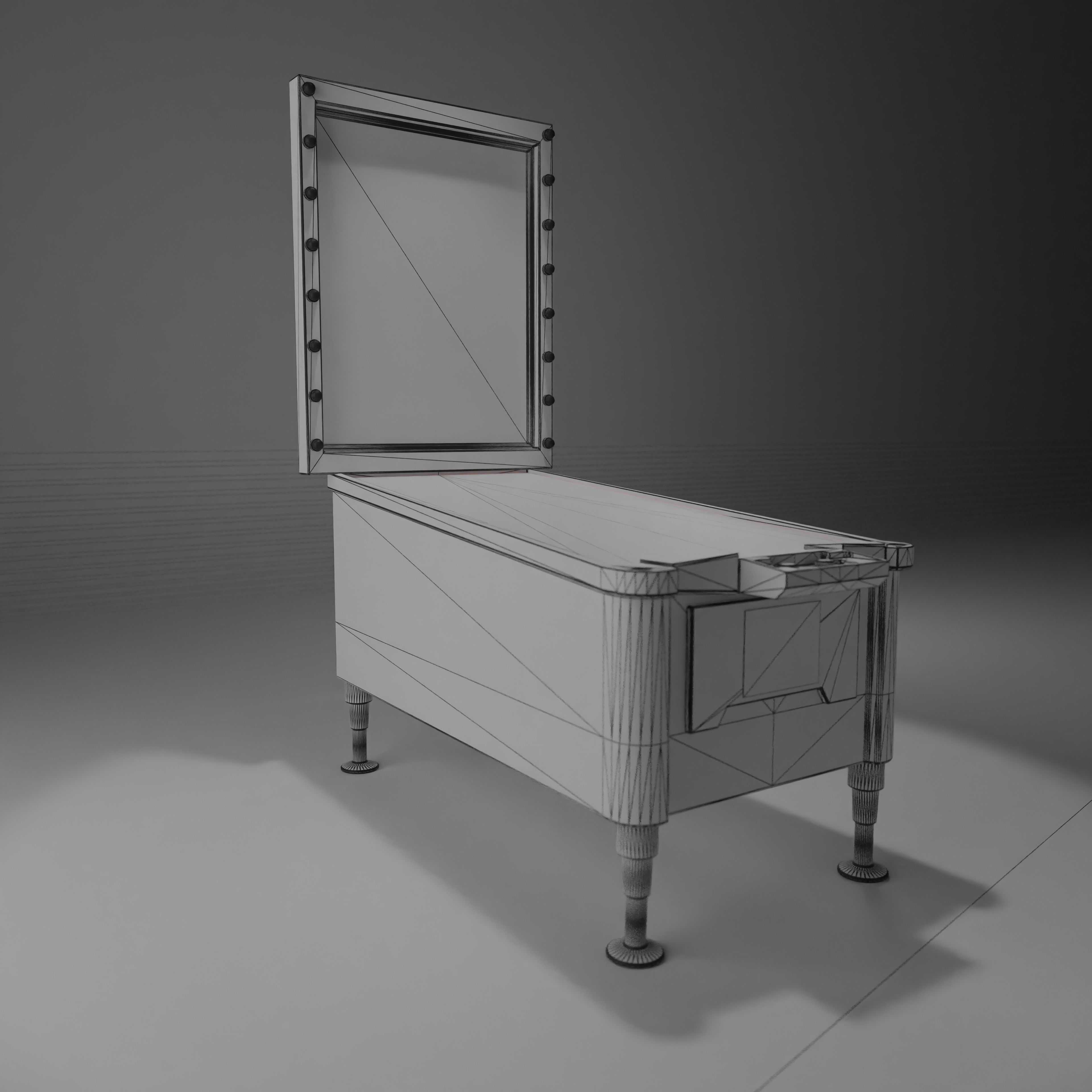 Pinball Machine 3D model_4