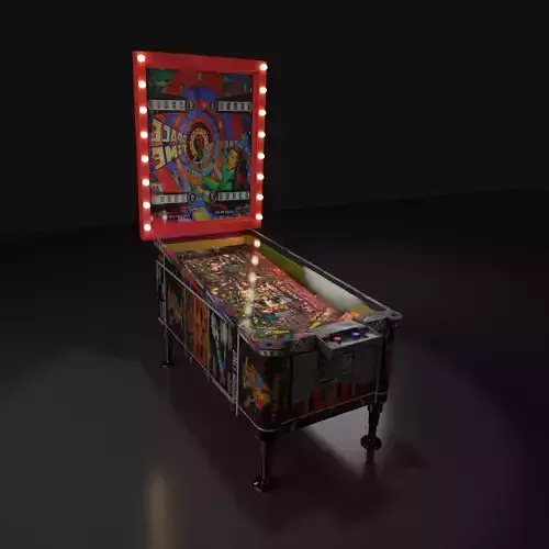 Pinball Machine 3D model