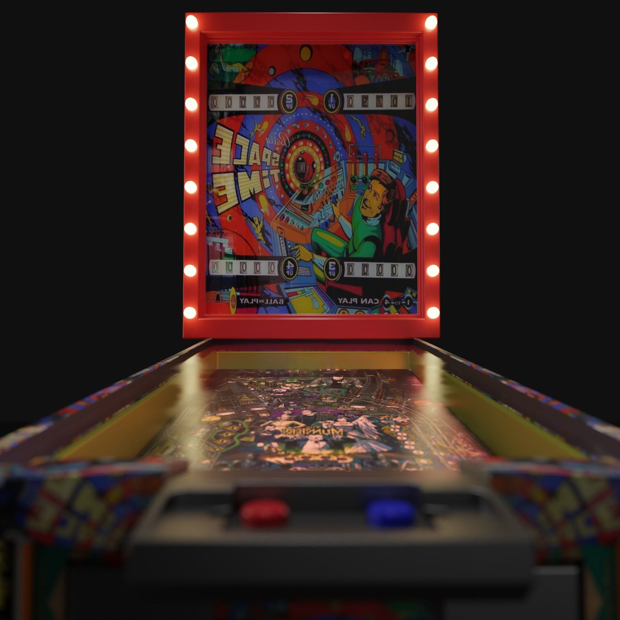 Pinball Machine 3D model_3