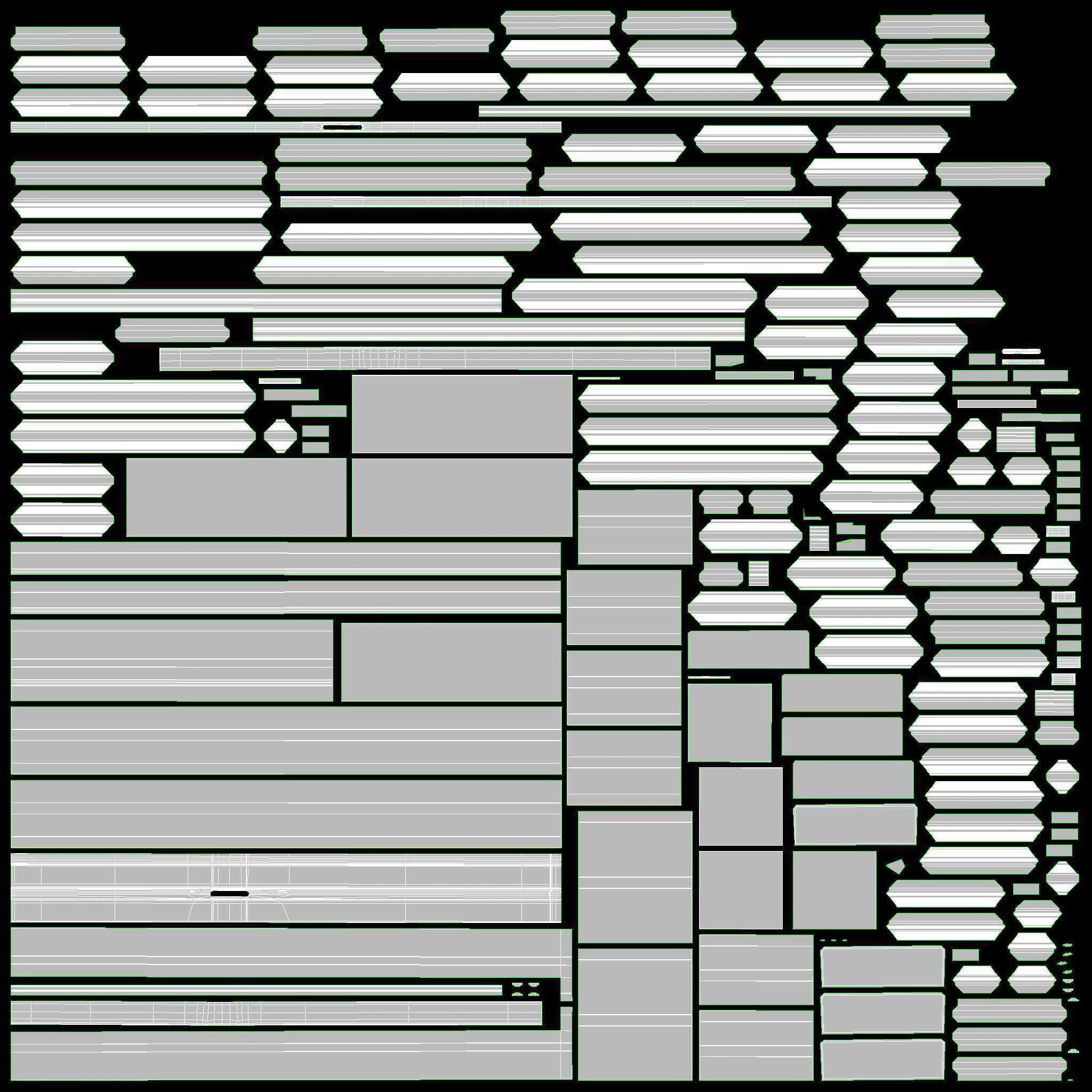 Door classic double 02 3D model_11