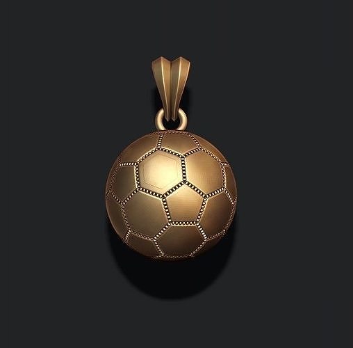 Football ball pendant 3d 3D print model