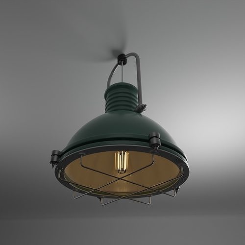 Ceiling Lamp Low-poly 3D model