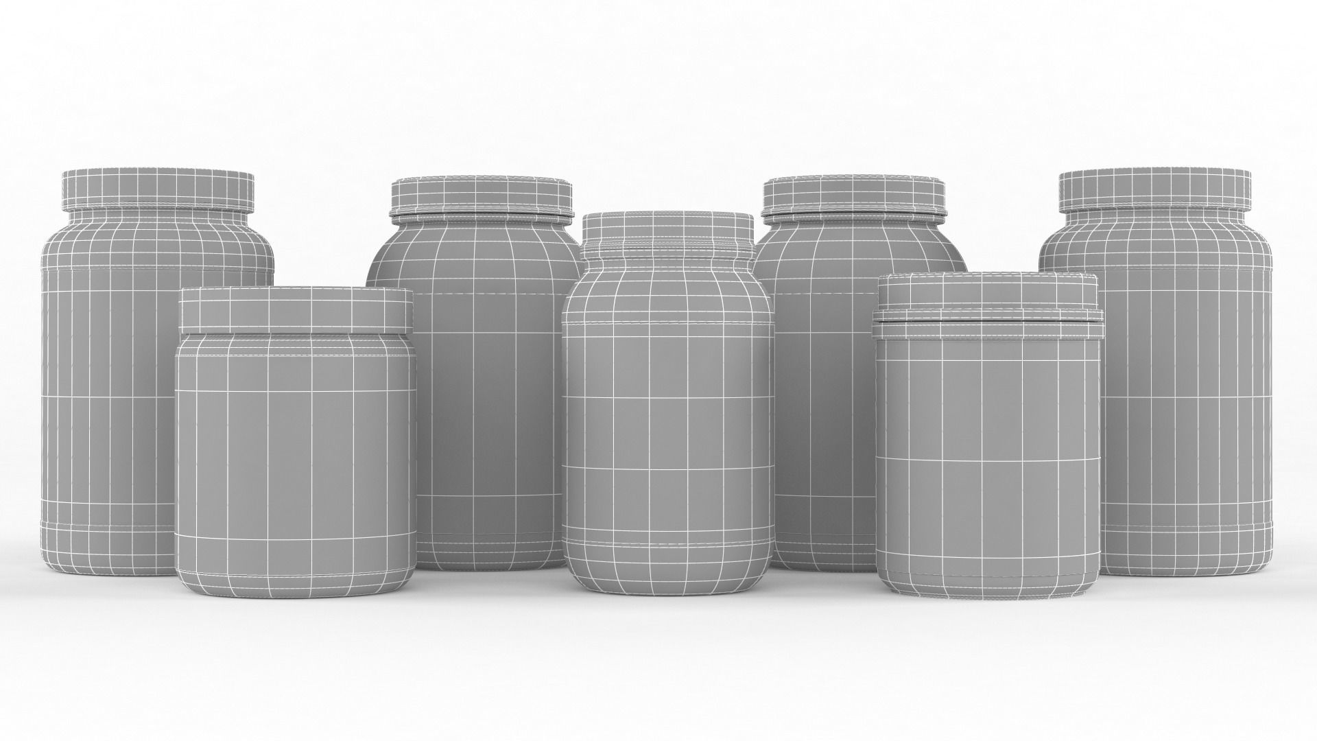 Protein Powders 3D model_22