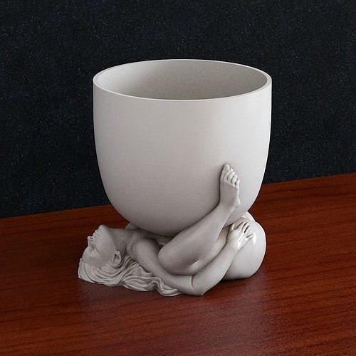  Female Planter 3D print model