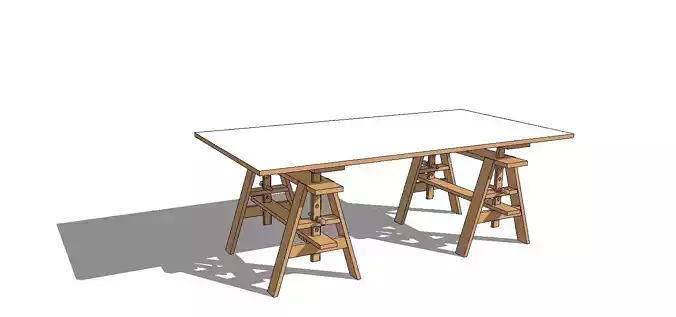 Library wooden table
