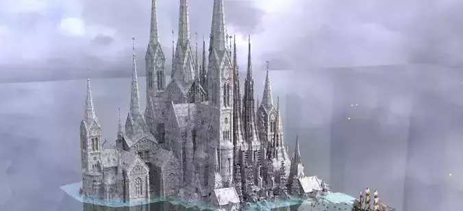 Ninja Gaiden Inspired Tyron City  arch Cathedral 3D model