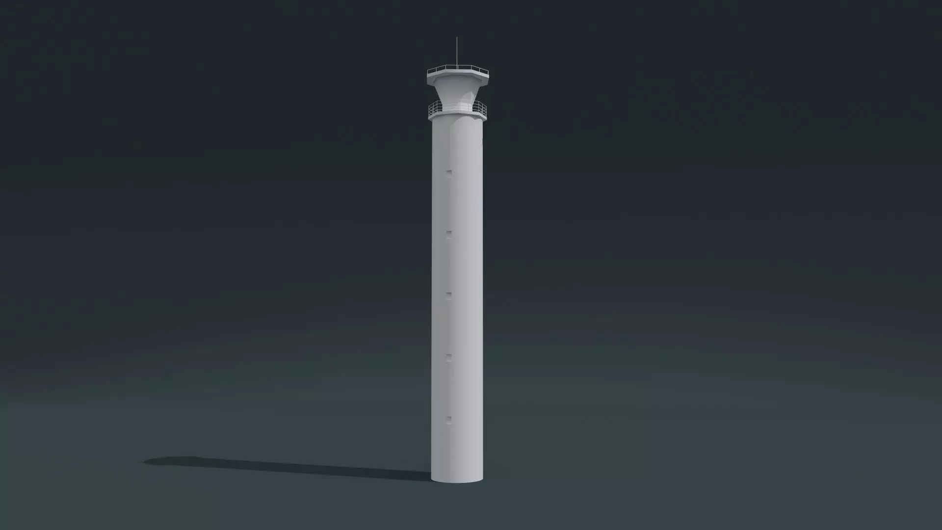 Kamysh-Burunsky Lighthouse 3D model_0