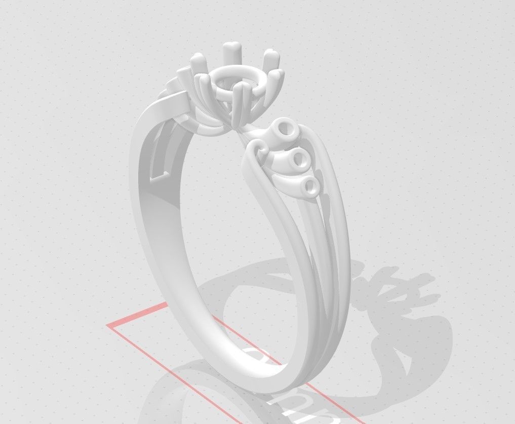 Elegant Rings - 200 plus 3D print model_48