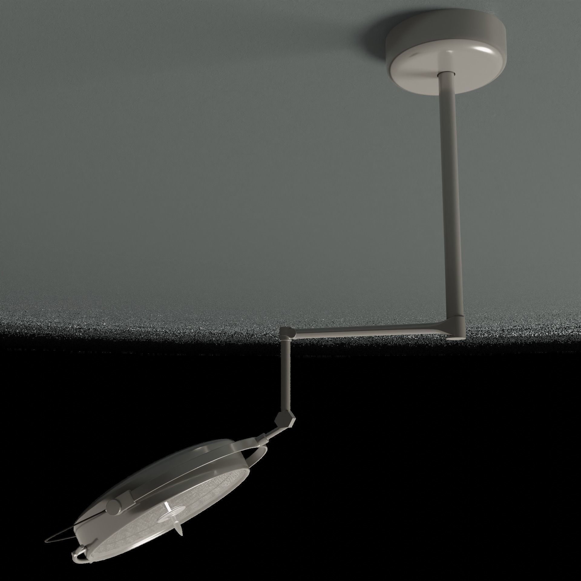 Surgical Lamp Free 3D model_2