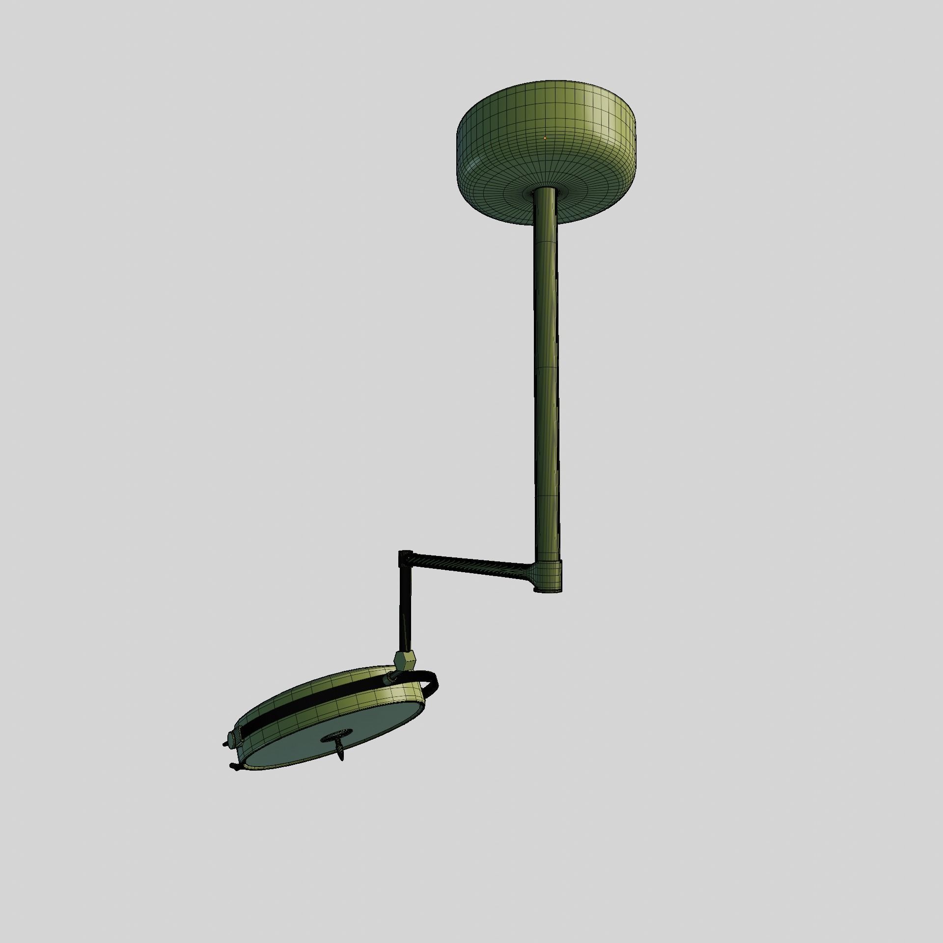 Surgical Lamp Free 3D model_4
