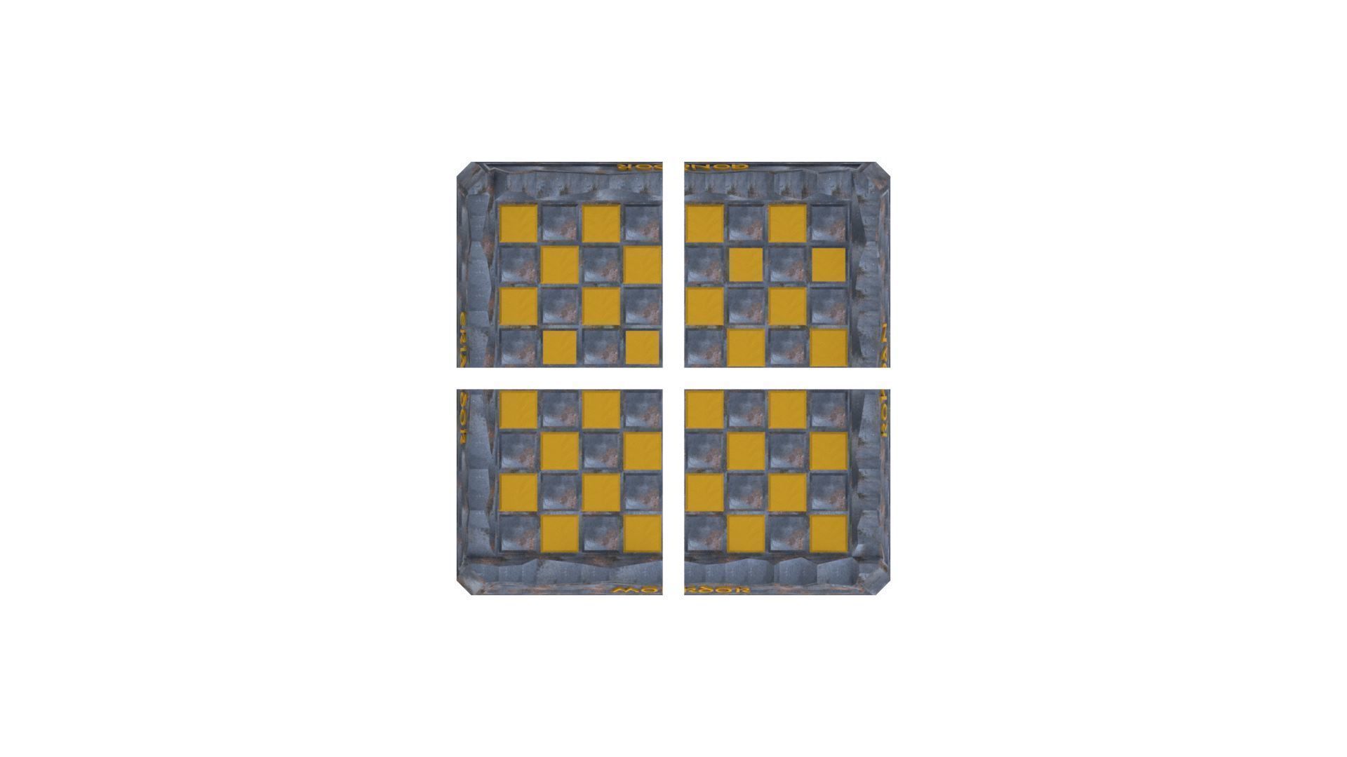 LORD OF THE RINGS - CHESS SET 3D print model_3