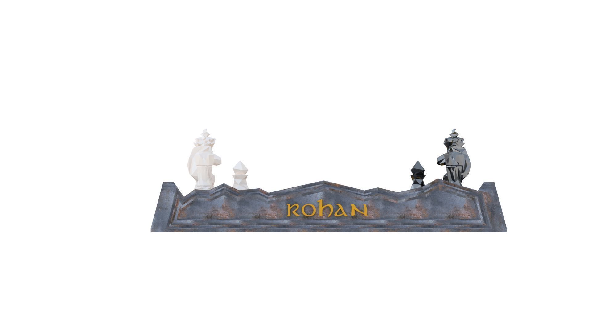 LORD OF THE RINGS - CHESS SET 3D print model_6