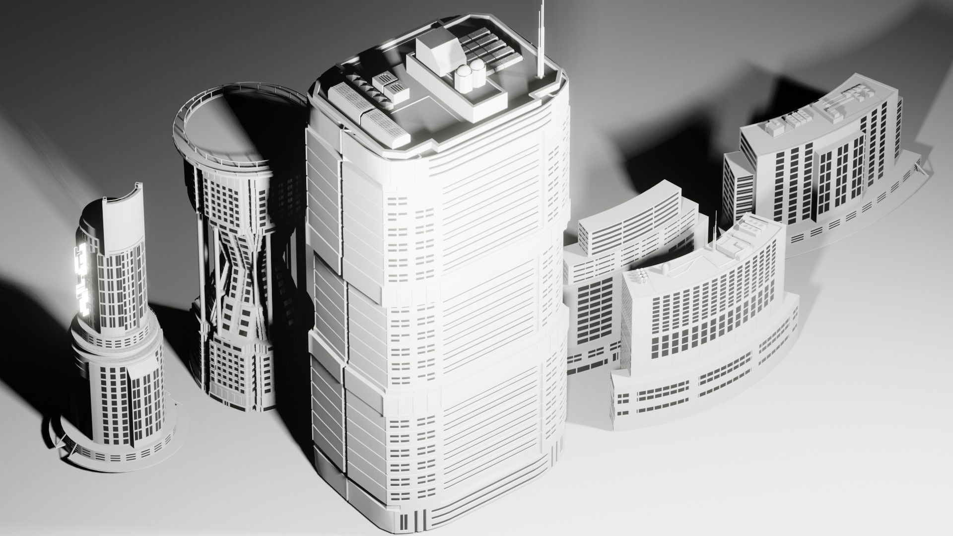 21 Cyberpunk Builds  3D model_5