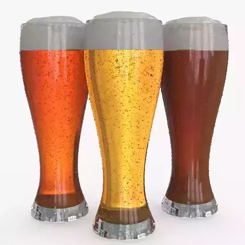 3D Beer Glass