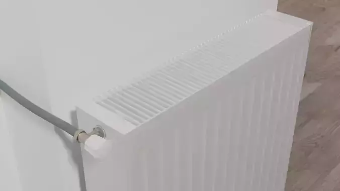 Radiator Measured Modeled 50x60x10 cm