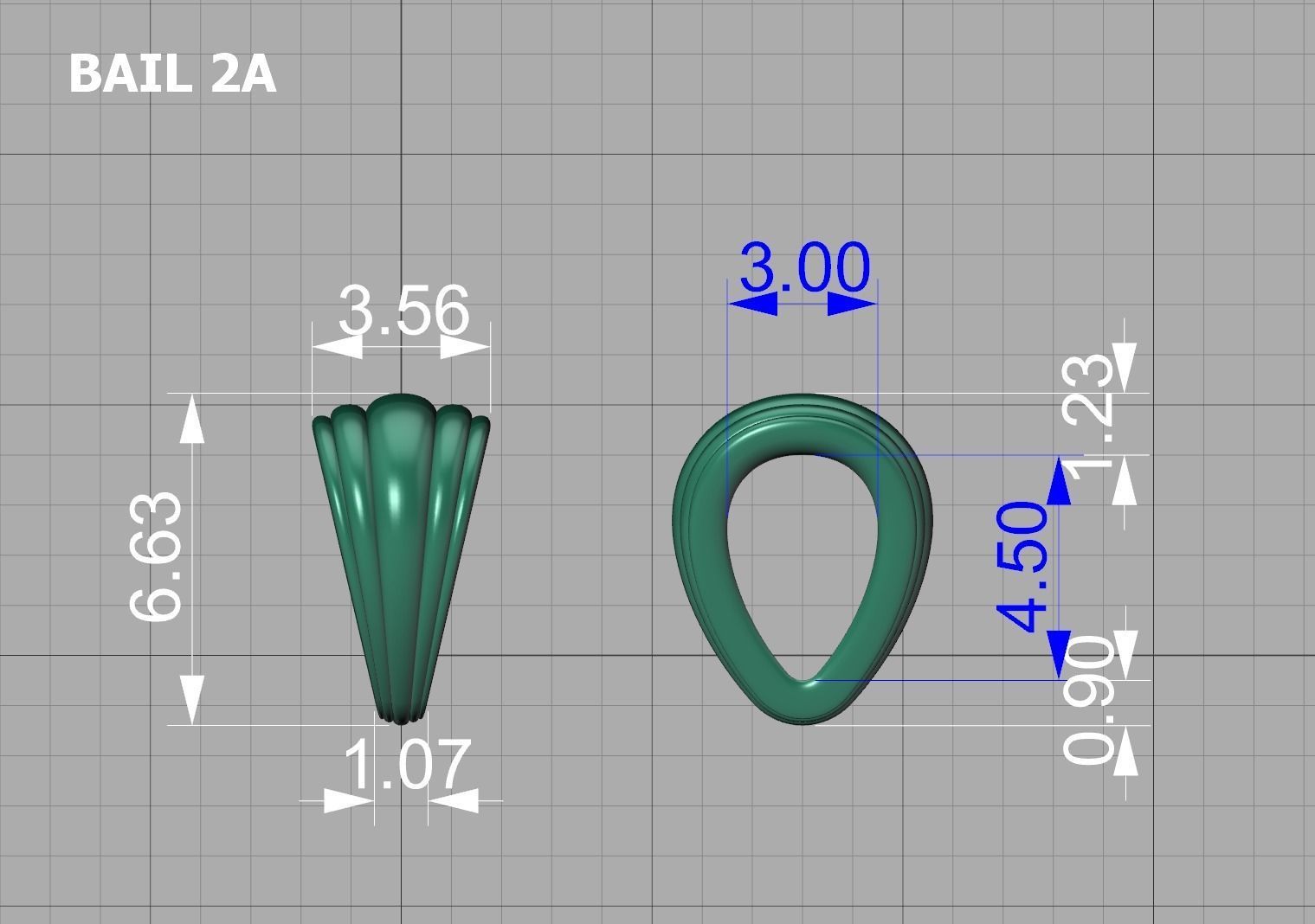 BAILS LOOP PACKAGE for Pendants Necklaces v2 3D print model_15