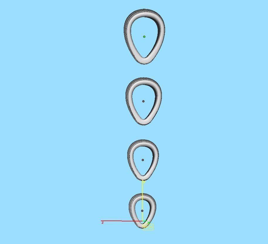 BAILS LOOP PACKAGE for Pendants Necklaces v2 3D print model_21