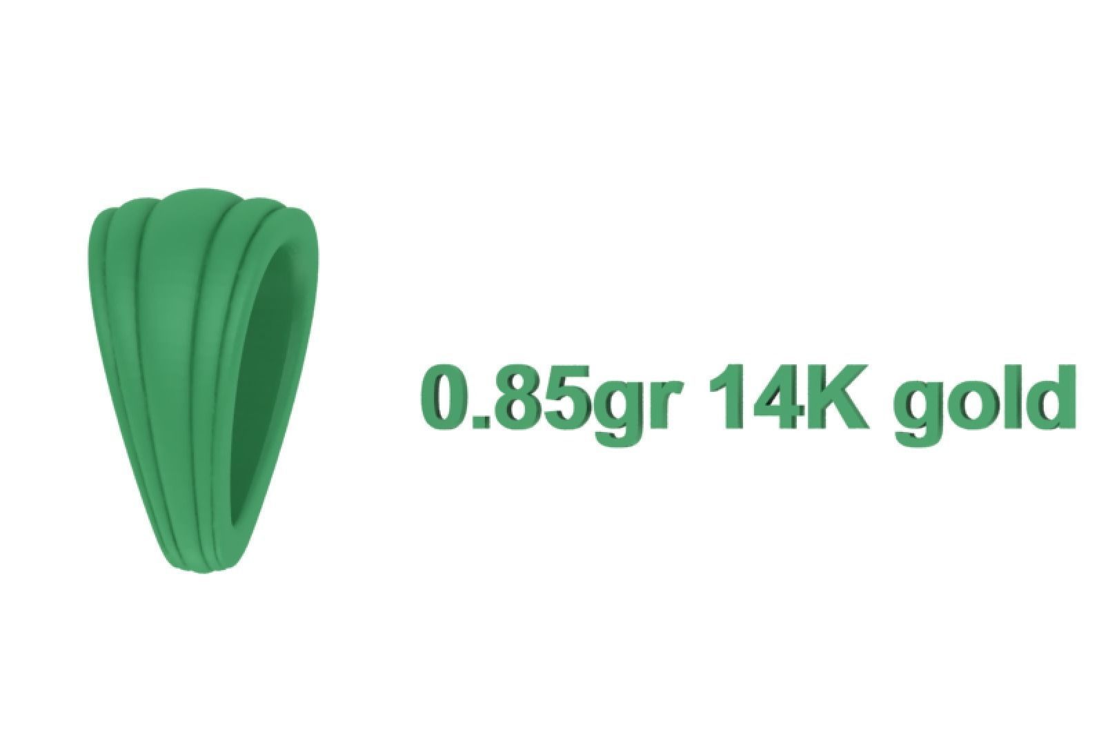 BAILS LOOP PACKAGE for Pendants Necklaces v2 3D print model_13