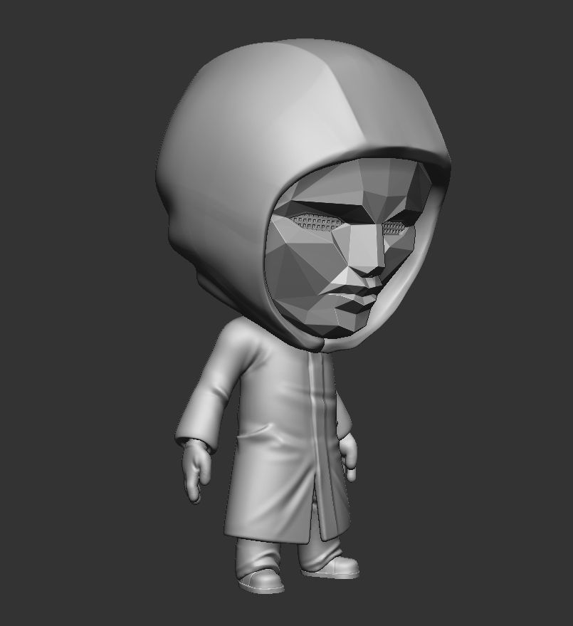 Squid Game - Round 6 - Leader 3D print model_8