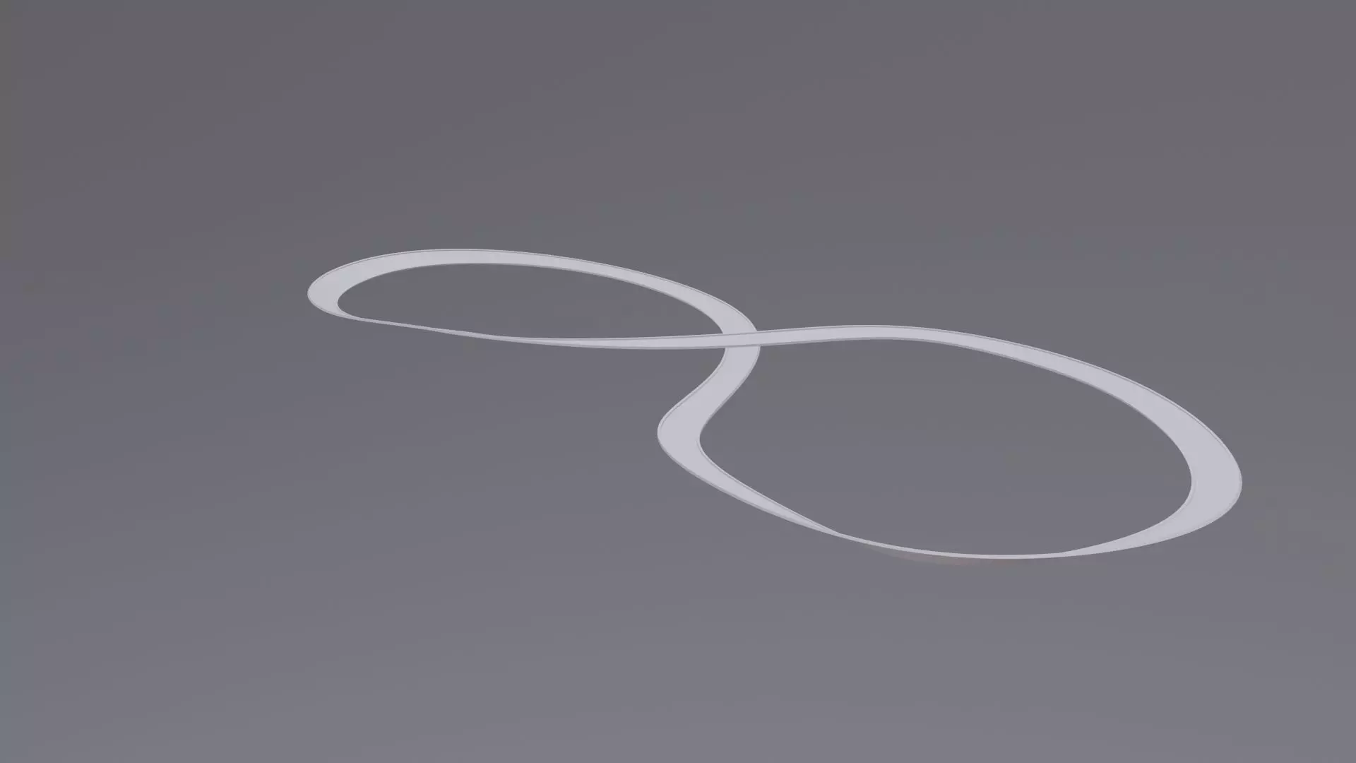 Acrobatic track Low-poly 3D model_0