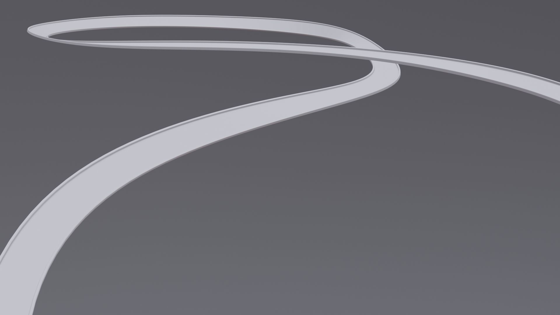 Acrobatic track Low-poly 3D model_3