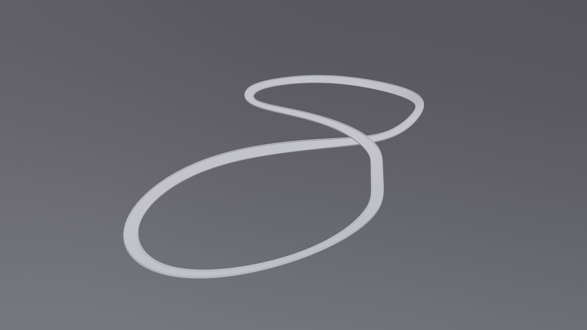 Acrobatic track Low-poly 3D model_9