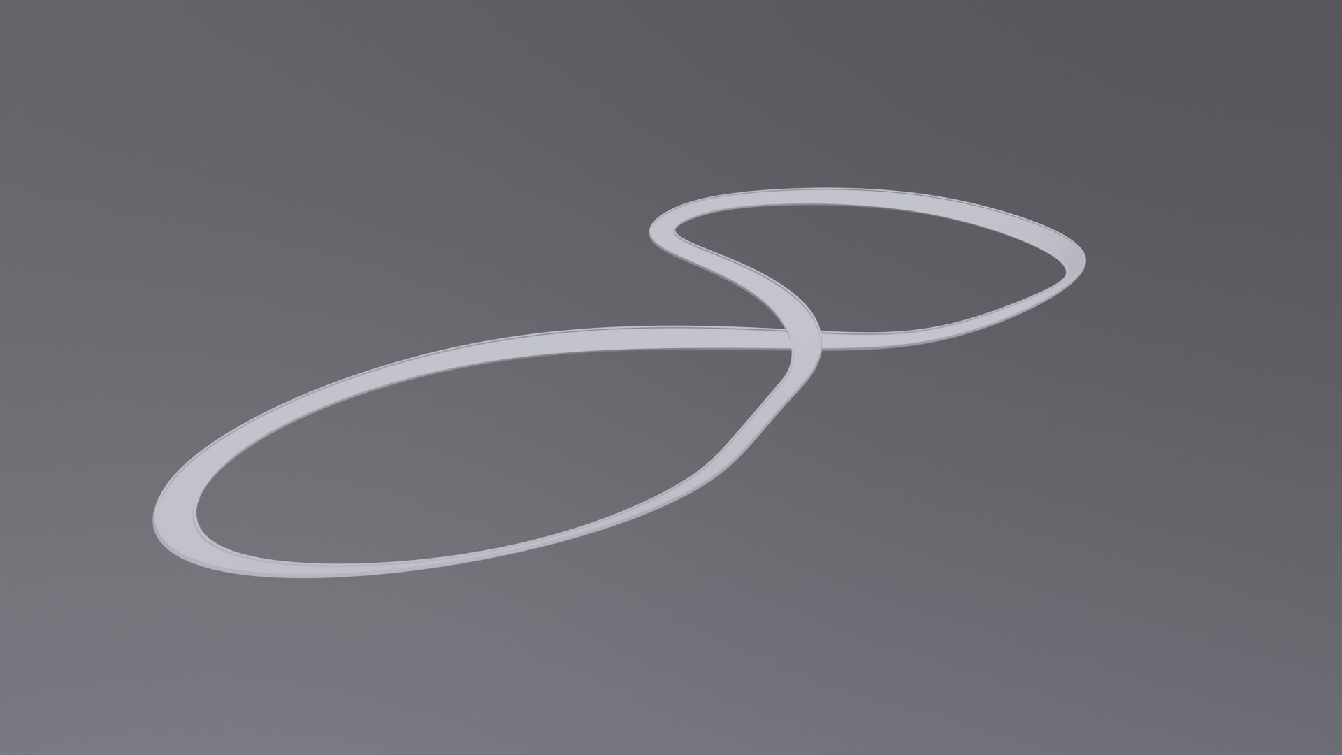 Acrobatic track Low-poly 3D model_6