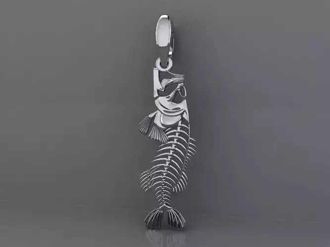  pendant skeleton fish 