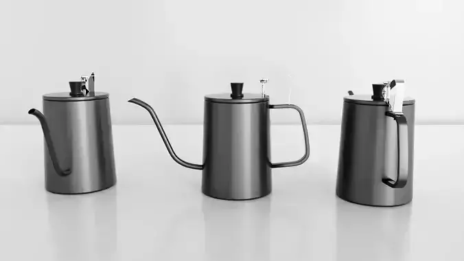 Gage Gooseneck Pour Over Coffee Kettle with Thermometer