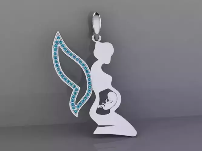 Pendant Mother with child