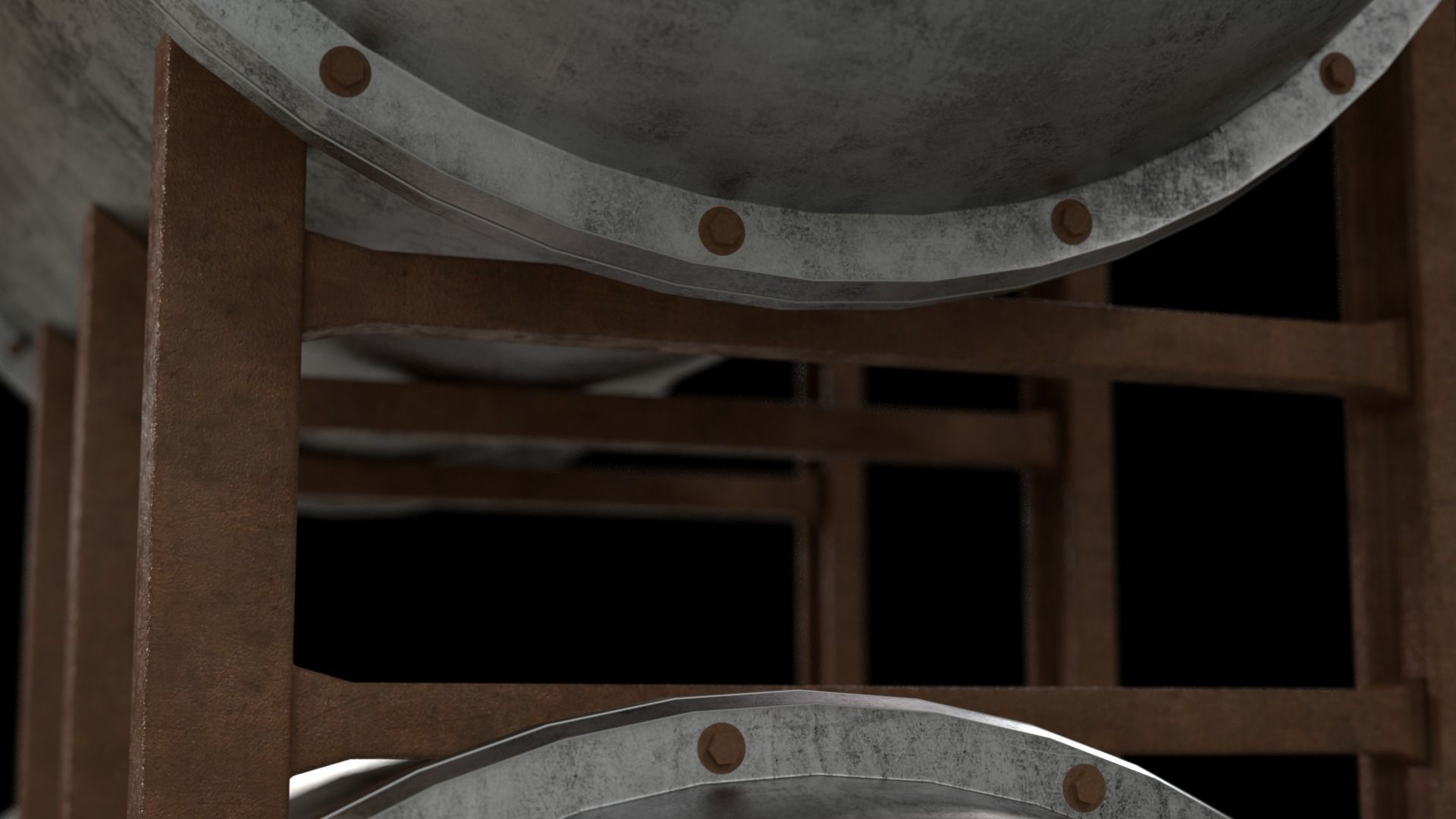 Sci-Fi Toxic Gas Barrels 3D model_7