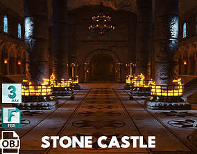 Stone Castle 3D model