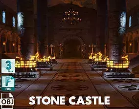 Stone Castle 3D model