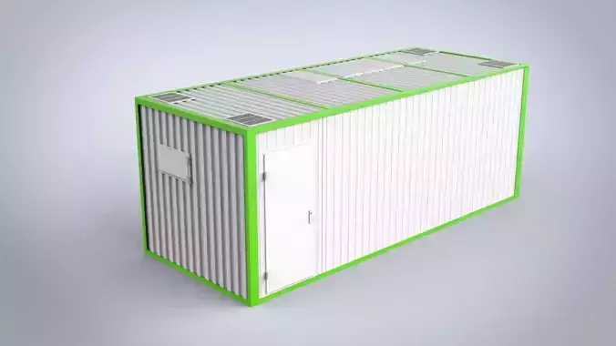 Modular building 15m2 3D model Modular building 15m2 3D model