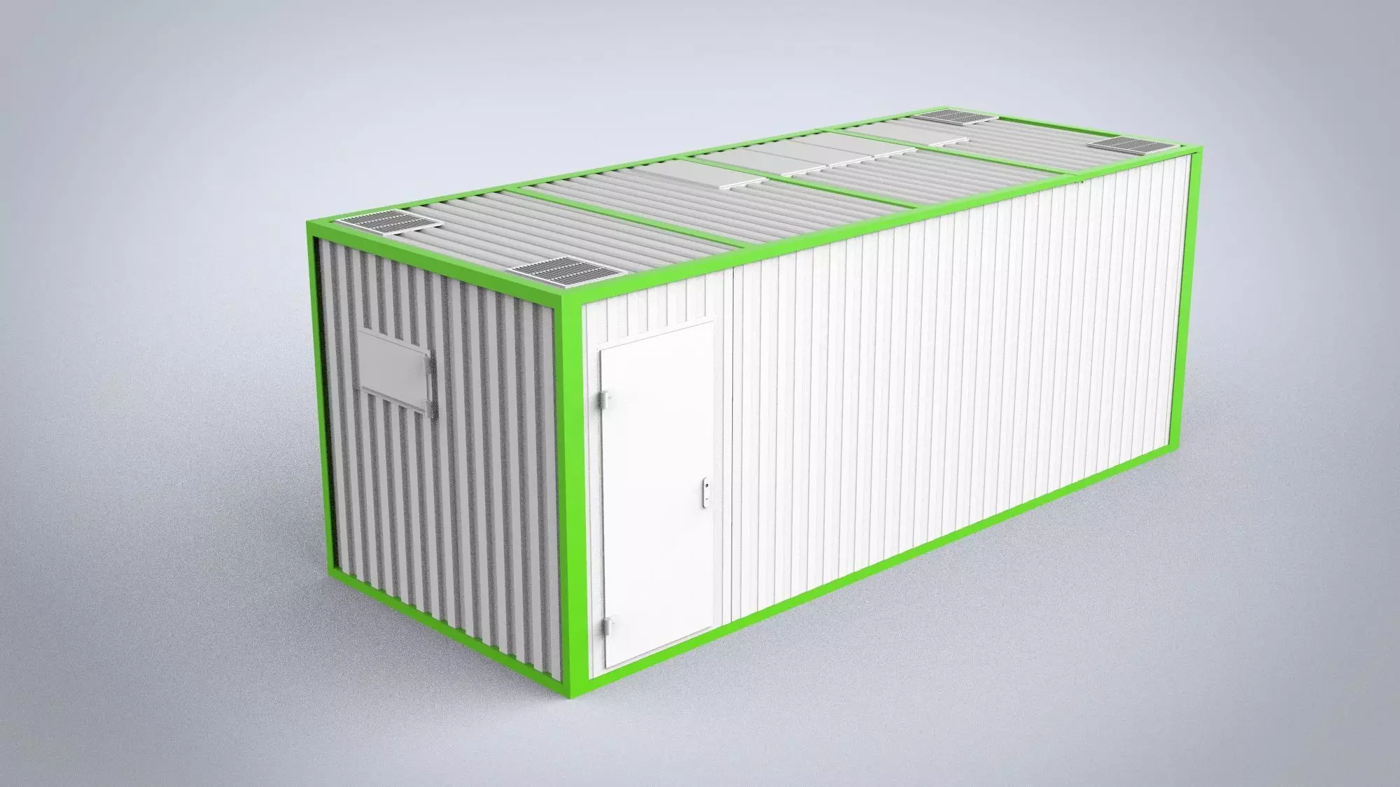 Modular building 15m2 3D model_0