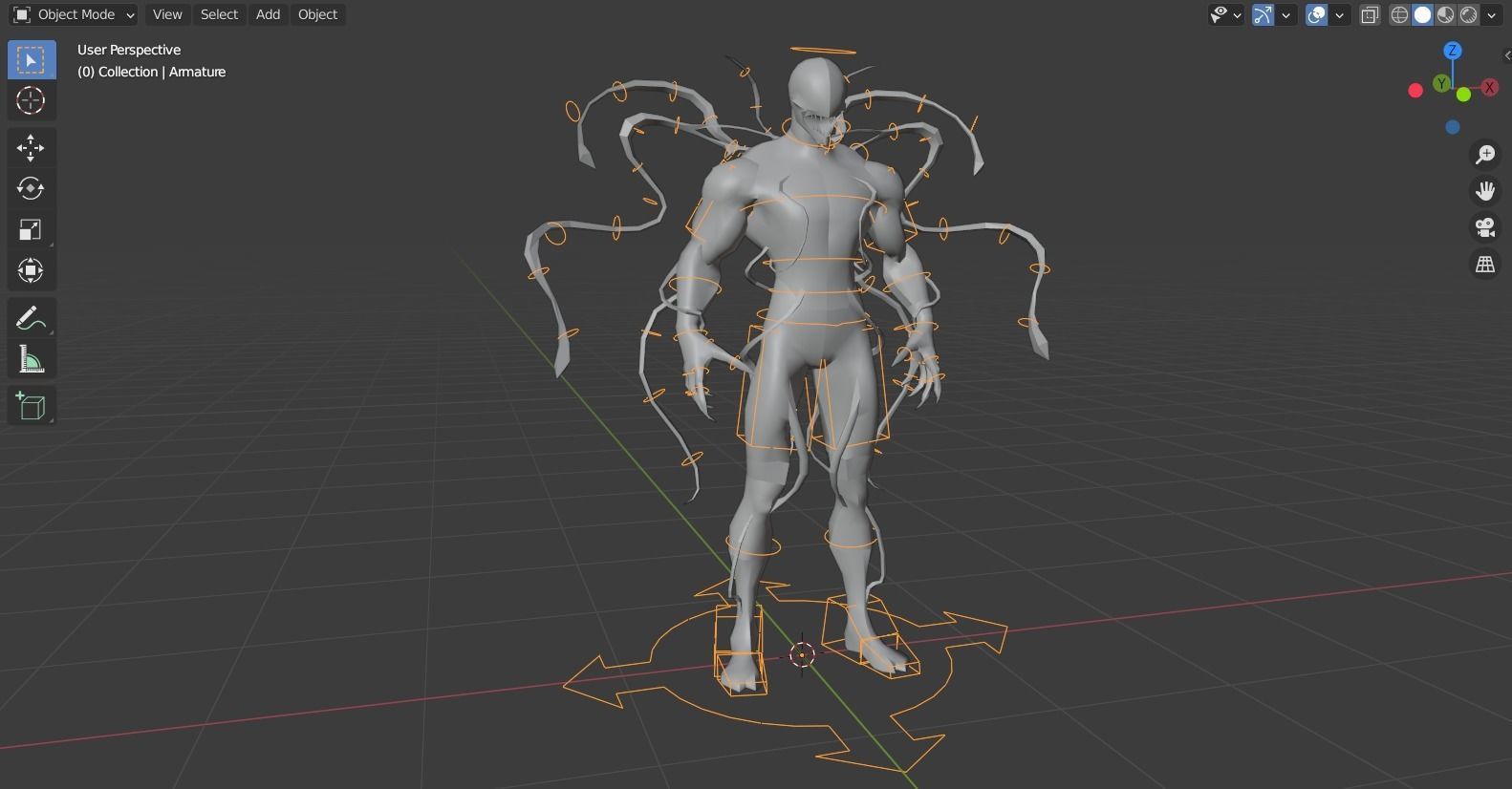 Venom - The Carnage rigged Low-poly 3D model_2