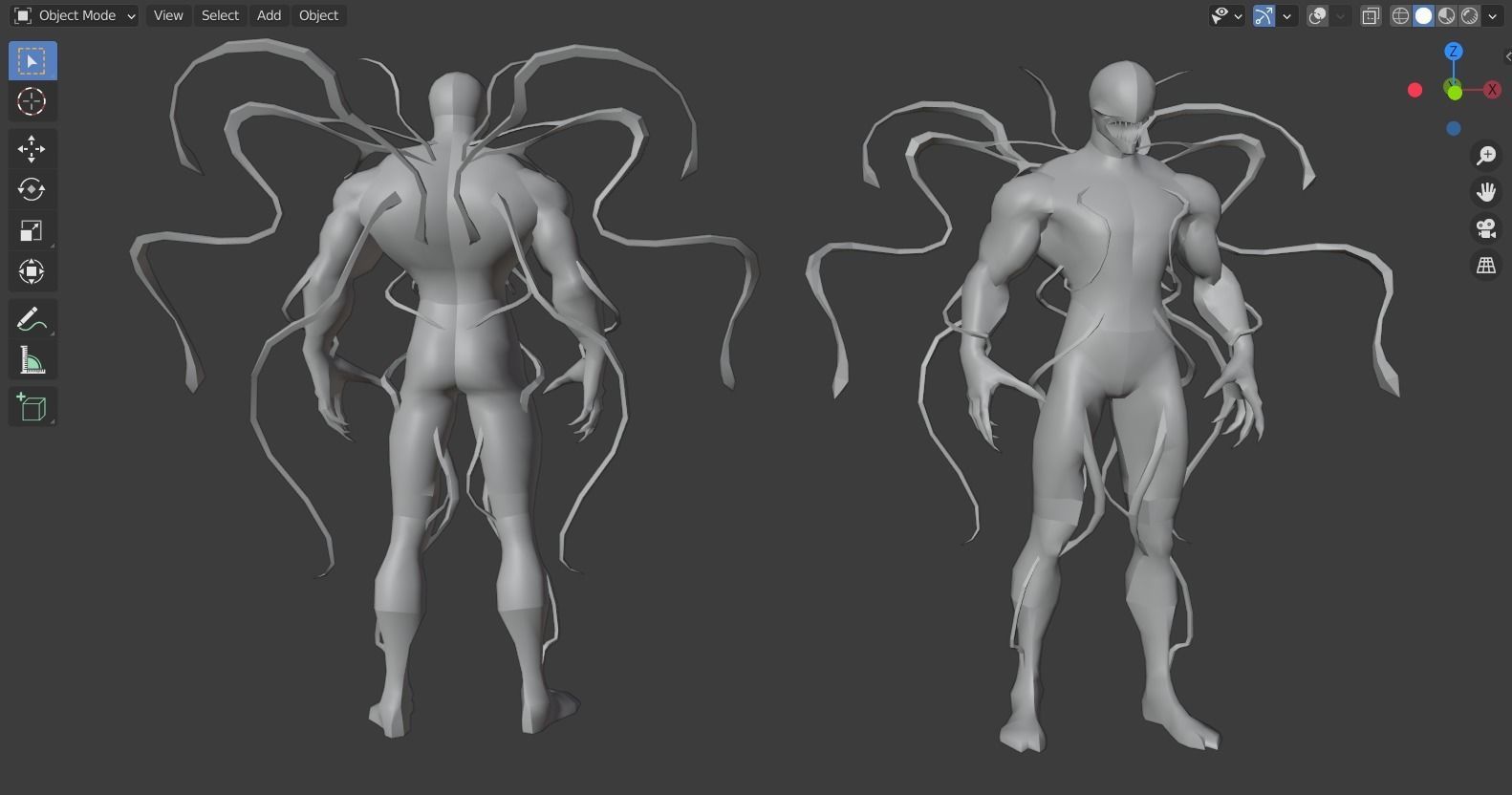 Venom - The Carnage rigged Low-poly 3D model_5