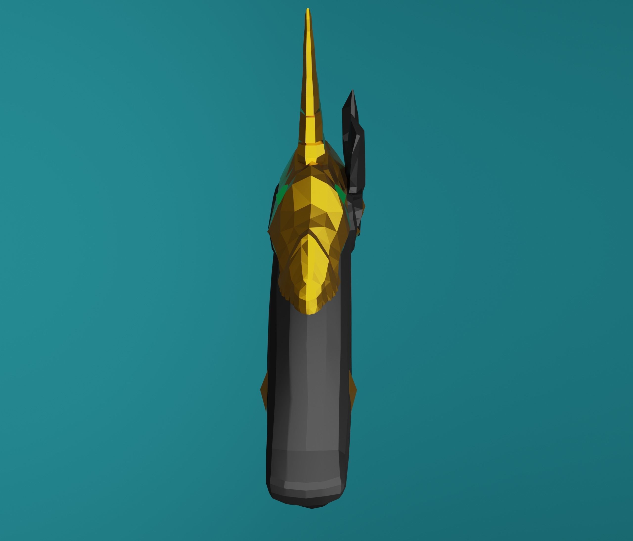 Ferryman Pistol Sea of Thieves Low-poly 3D model_3